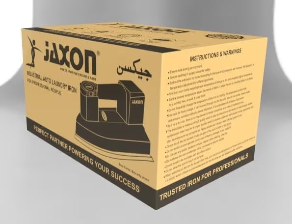 JAXON Industrial Auto Laundry Iron with Cast Iron Base Plate in 1250 watts with approx weight of 6kgs +_10% for commercial uses