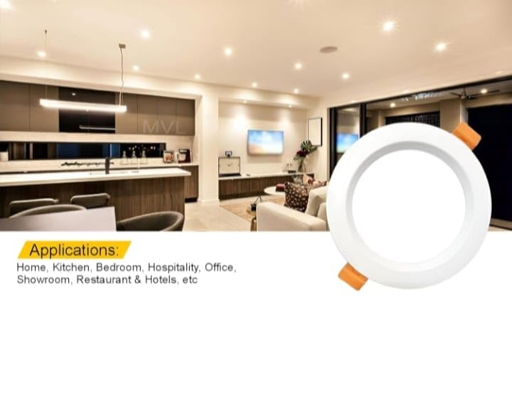 9W Round Conceal Downlight, 9W False Ceiling Light, Round LED Conceal Surface Light PACK OF 8 PCS
