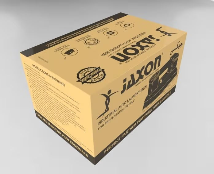 JAXON Industrial Auto Laundry Iron with Cast Iron Base Plate in 1250 watts with approx weight of 6kgs +_10% for commercial uses