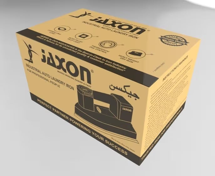 JAXON Industrial Auto Laundry Iron with Cast Iron Base Plate in 1250 watts with approx weight of 6kgs +_10% for commercial uses