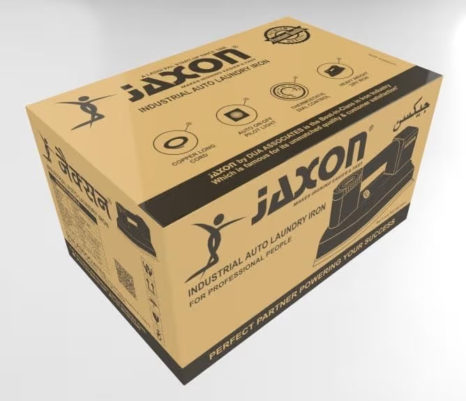 JAXON Industrial Auto Laundry Iron with Cast Iron Base Plate in 1250 watts with approx weight of 6kgs +_10% for commercial uses