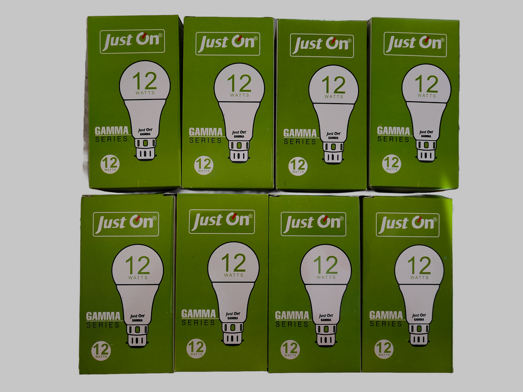 12 WATT LED BULBS (COOL WHITE) pack of 8 bulbs